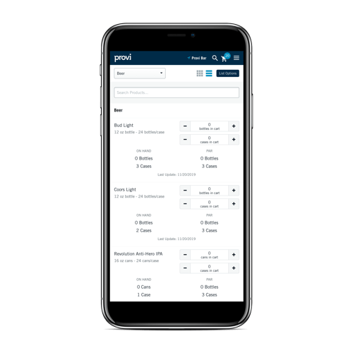 The Free Bar Inventory Management App